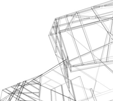 soyut mimari duvar kağıdı, dijital arkaplan