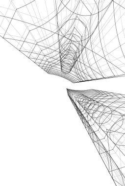 soyut mimari duvar kağıdı, dijital arkaplan