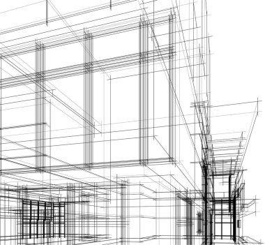 soyut mimari duvar kağıdı, dijital arkaplan