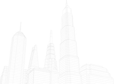 soyut mimari duvar kağıdı, dijital arkaplan