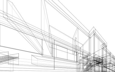 soyut mimari duvar kağıdı, dijital arkaplan