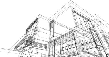 soyut mimari duvar kağıdı, dijital arkaplan