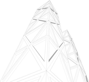 soyut mimari duvar kağıdı, dijital arkaplan