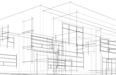 soyut mimari duvar kağıdı, dijital arkaplan