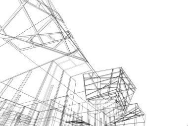 soyut mimari duvar kağıdı, dijital arkaplan