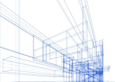 soyut mimari duvar kağıdı, dijital arkaplan