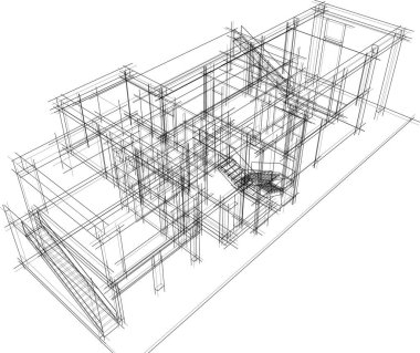 soyut mimari duvar kağıdı, dijital arkaplan