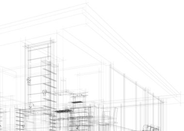 soyut mimari duvar kağıdı, dijital arkaplan