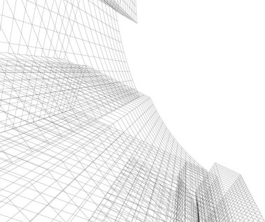 soyut mimari duvar kağıdı, dijital arkaplan