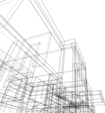 soyut mimari duvar kağıdı, dijital arkaplan