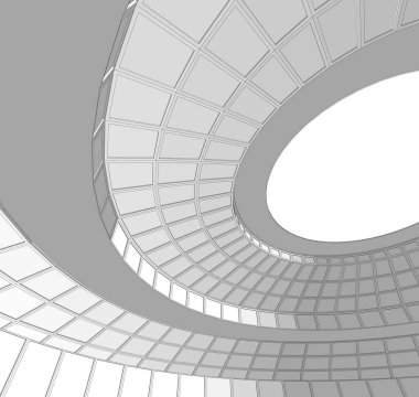 soyut mimari duvar kağıdı, dijital arkaplan