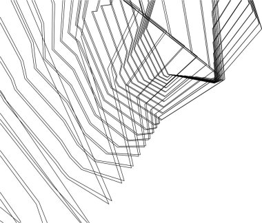 soyut mimari duvar kağıdı, dijital arkaplan