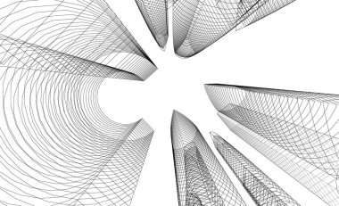 soyut mimari duvar kağıdı, dijital arkaplan