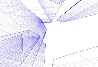 soyut mimari duvar kağıdı, dijital arkaplan