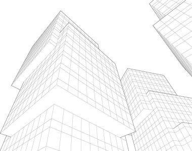 soyut mimari duvar kağıdı, dijital arkaplan