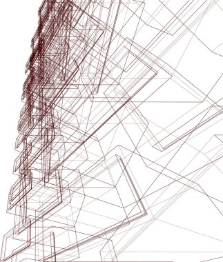 soyut mimari duvar kağıdı, dijital arkaplan