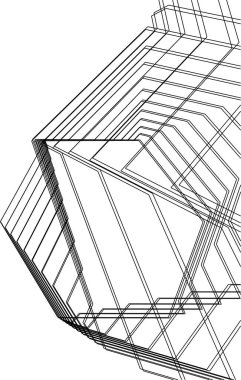 soyut mimari duvar kağıdı, dijital arkaplan