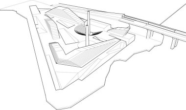 soyut mimari duvar kağıdı, dijital arkaplan