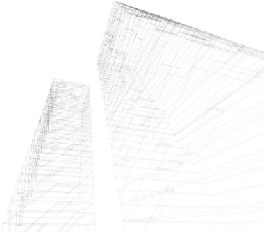 soyut mimari duvar kağıdı, dijital arkaplan