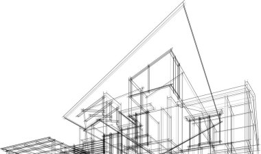 soyut mimari duvar kağıdı, dijital arkaplan