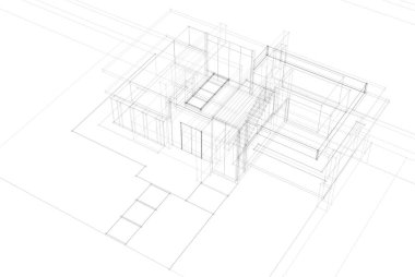 soyut mimari duvar kağıdı, dijital arkaplan