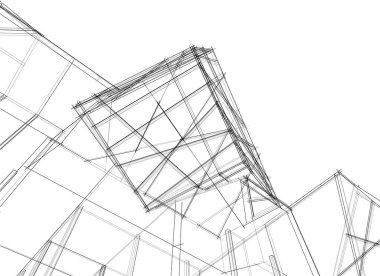 soyut mimari duvar kağıdı, dijital arkaplan