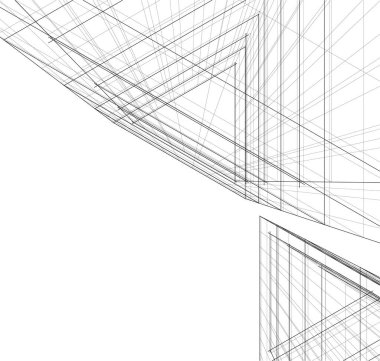 soyut mimari duvar kağıdı, dijital arkaplan