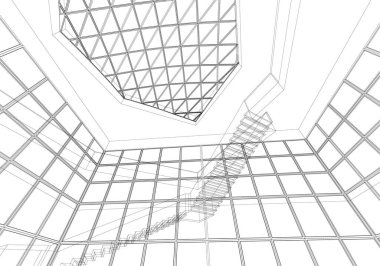 soyut mimari duvar kağıdı, dijital arkaplan