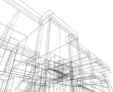 soyut mimari duvar kağıdı, dijital arkaplan
