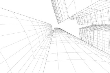 soyut mimari duvar kağıdı, dijital arkaplan