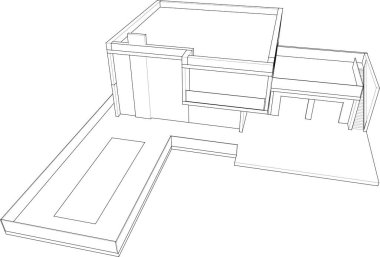 soyut mimari duvar kağıdı, dijital arkaplan