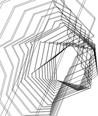 soyut mimari duvar kağıdı, dijital arkaplan