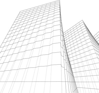 soyut mimari duvar kağıdı, dijital arkaplan