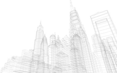 soyut mimari duvar kağıdı, dijital arkaplan