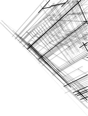 soyut mimari duvar kağıdı, dijital arkaplan