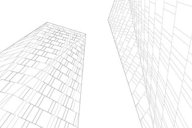 soyut mimari duvar kağıdı, dijital arkaplan