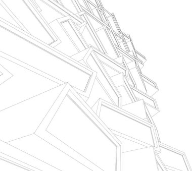 soyut mimari duvar kağıdı, dijital arkaplan