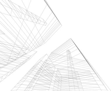 soyut mimari duvar kağıdı, dijital arkaplan