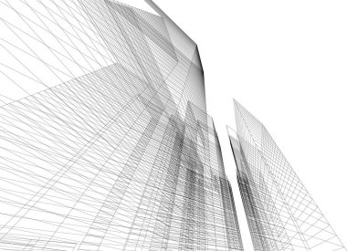 soyut mimari duvar kağıdı, dijital arkaplan