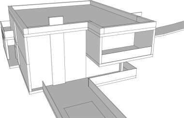 soyut mimari duvar kağıdı konsepti, dijital arkaplan