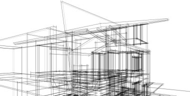 soyut mimari duvar kağıdı, dijital arkaplan