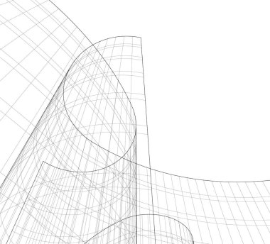 soyut mimari duvar kağıdı, dijital arkaplan