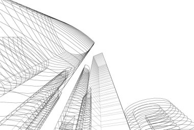 soyut mimari duvar kağıdı, dijital arkaplan