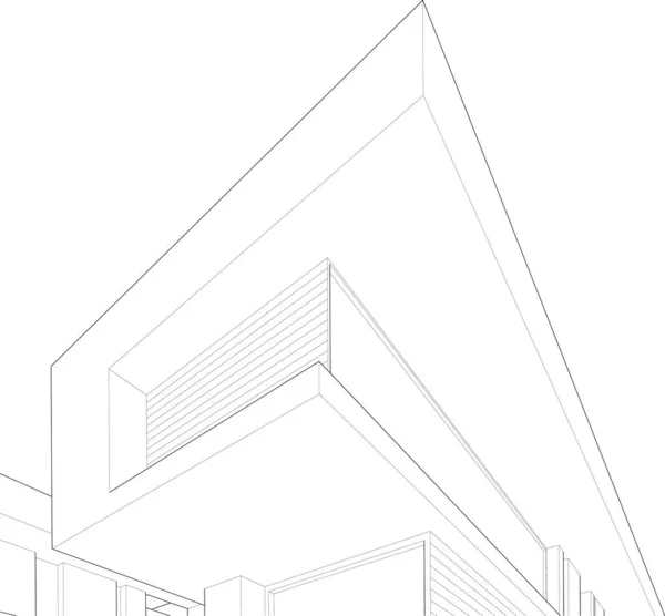 建筑墙纸摘要 数码背景 — 图库矢量图片