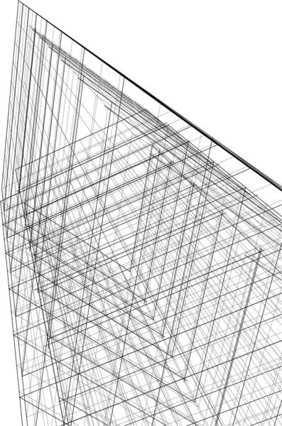 建筑墙纸摘要 数码背景 — 图库矢量图片