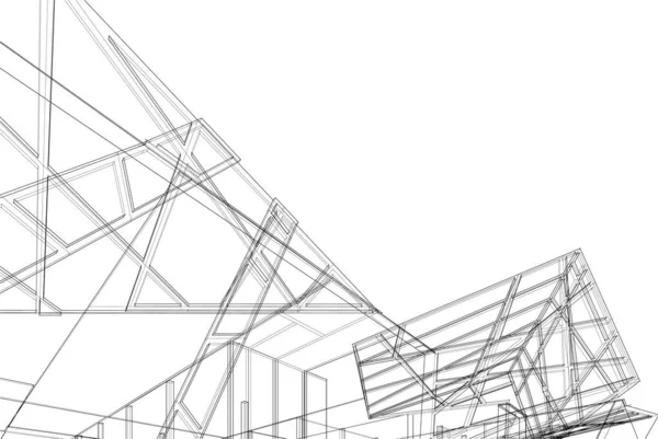 建筑墙纸摘要 数码背景 — 图库矢量图片