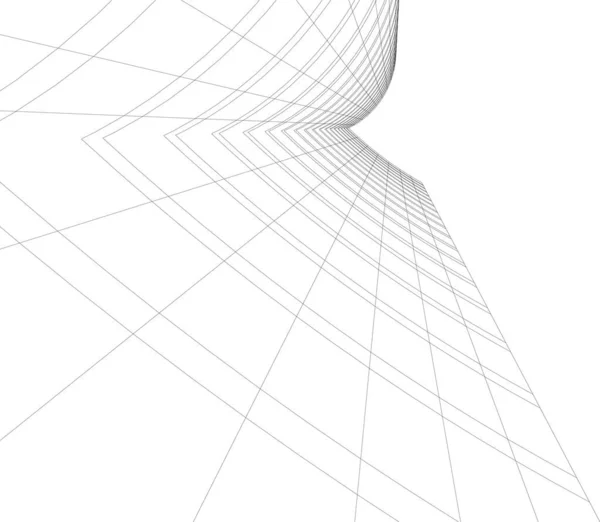 Абстрактный Архитектурный Дизайн Обоев Цифровой Концепт Фон — стоковый вектор