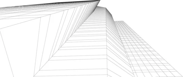 Abstrakcyjna Tapeta Architektoniczna Tło Cyfrowe — Wektor stockowy