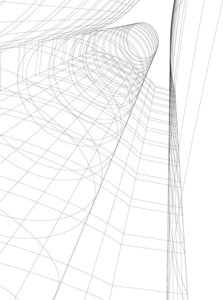 建筑墙纸摘要 数码背景 — 图库矢量图片