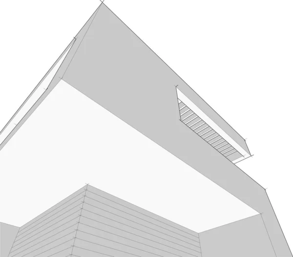 Абстрактные Архитектурные Обои Цифровой Фон — стоковый вектор